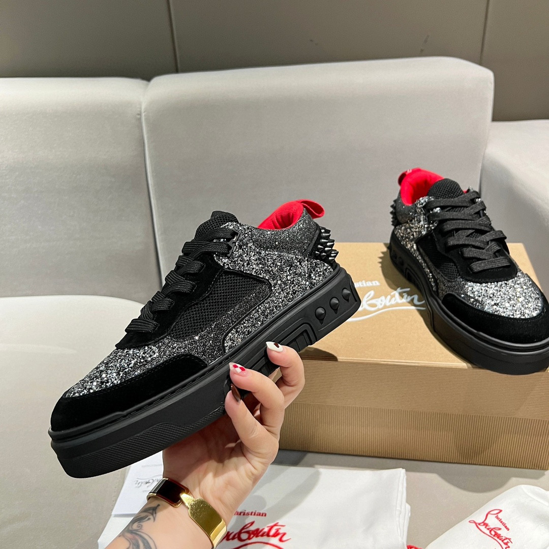 UA Chr1st1an Louboutin 2024 [New]ASTROLOUBI Unisex Thick-Soled Sneakers