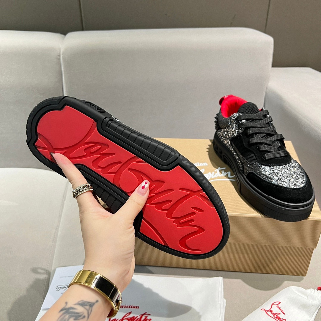 UA Chr1st1an Louboutin 2024 [New]ASTROLOUBI Unisex Thick-Soled Sneakers