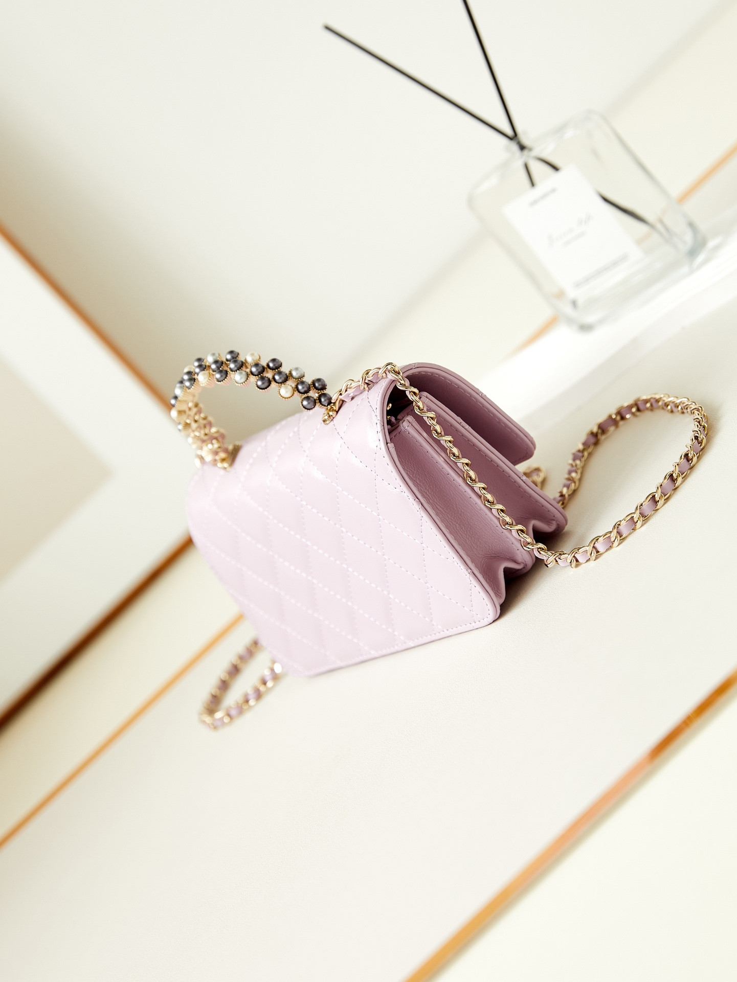 Ch**el 24P woc CLASSIC WALLET ON CHAIN 11x18.5x6cm