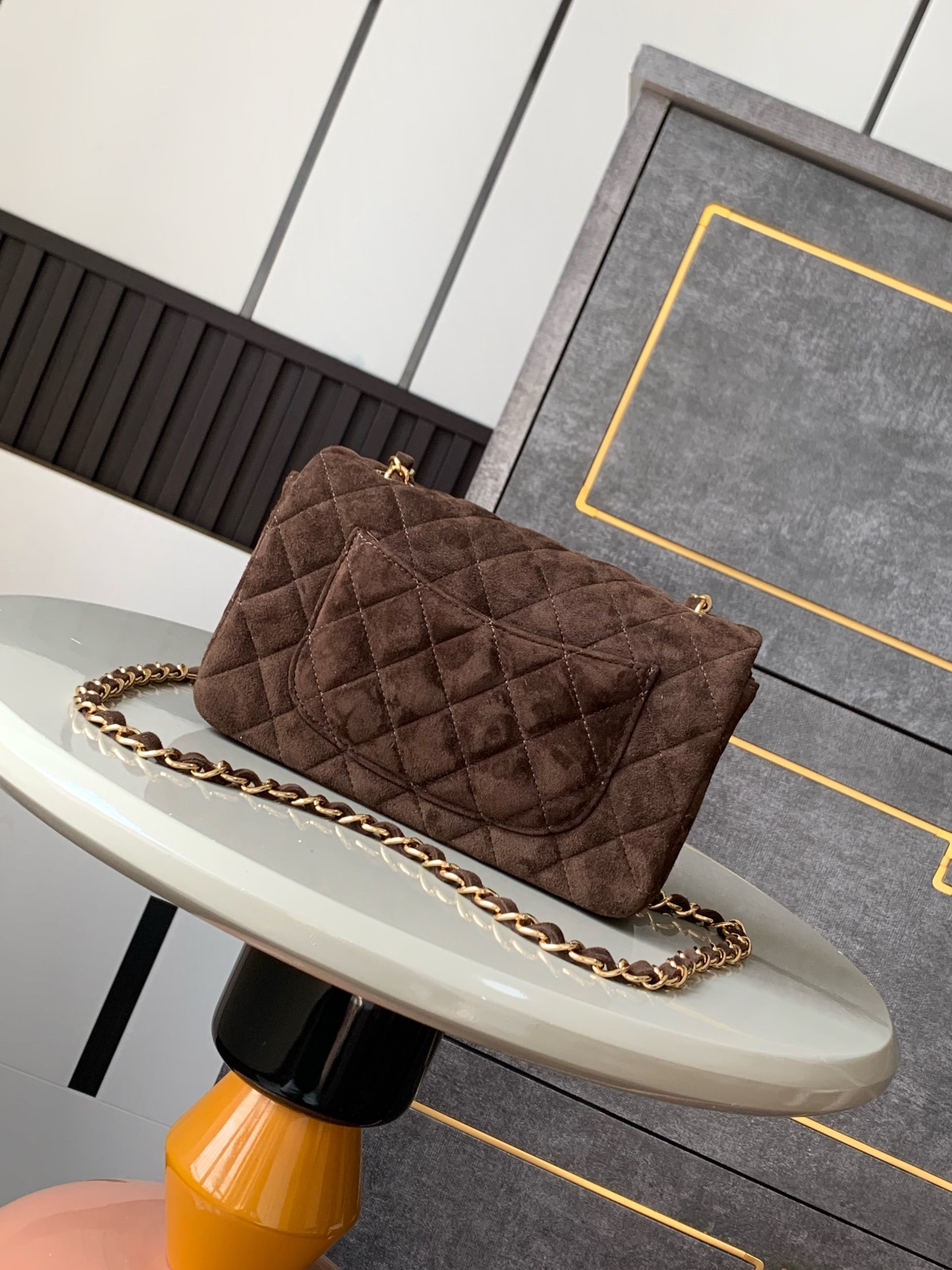 Ch**el MINI CLASSIC 11.12 HANDBAG 20 12×20×6cm