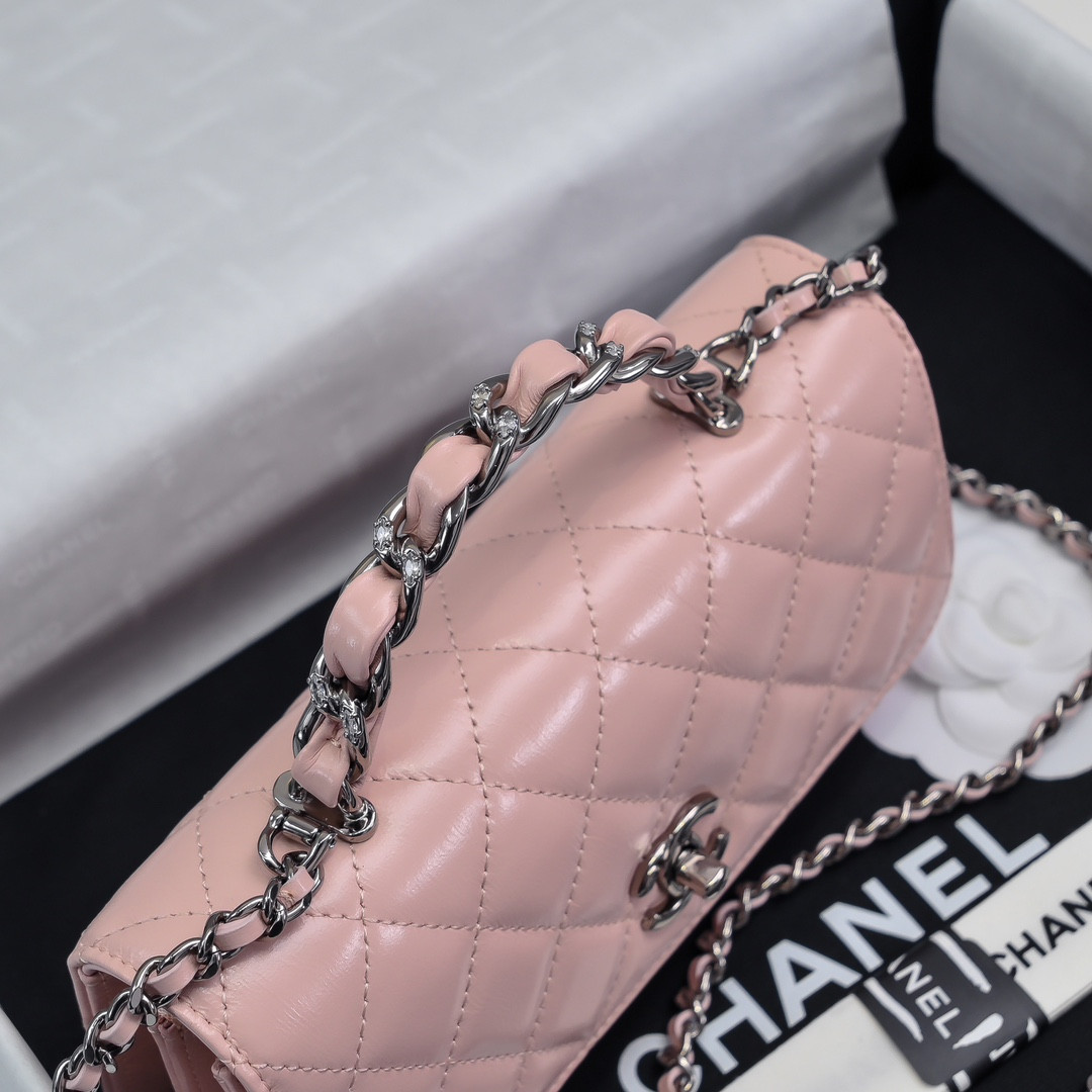 Ch**el Clutch With Chain 18.5x11x6cm