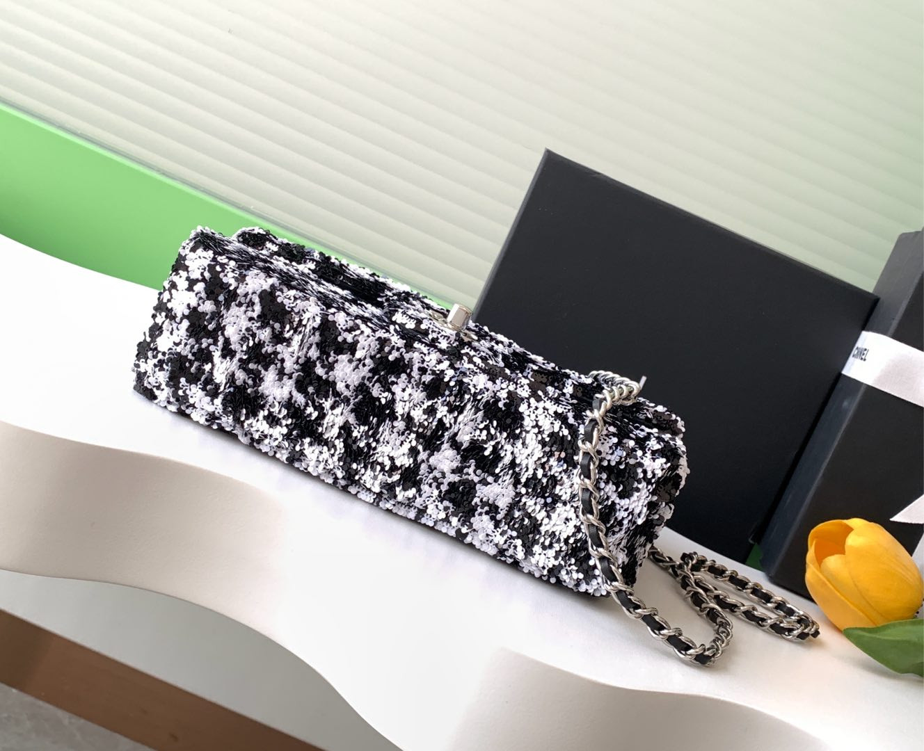 Ch**el  Flap Bag 14x22x7cm