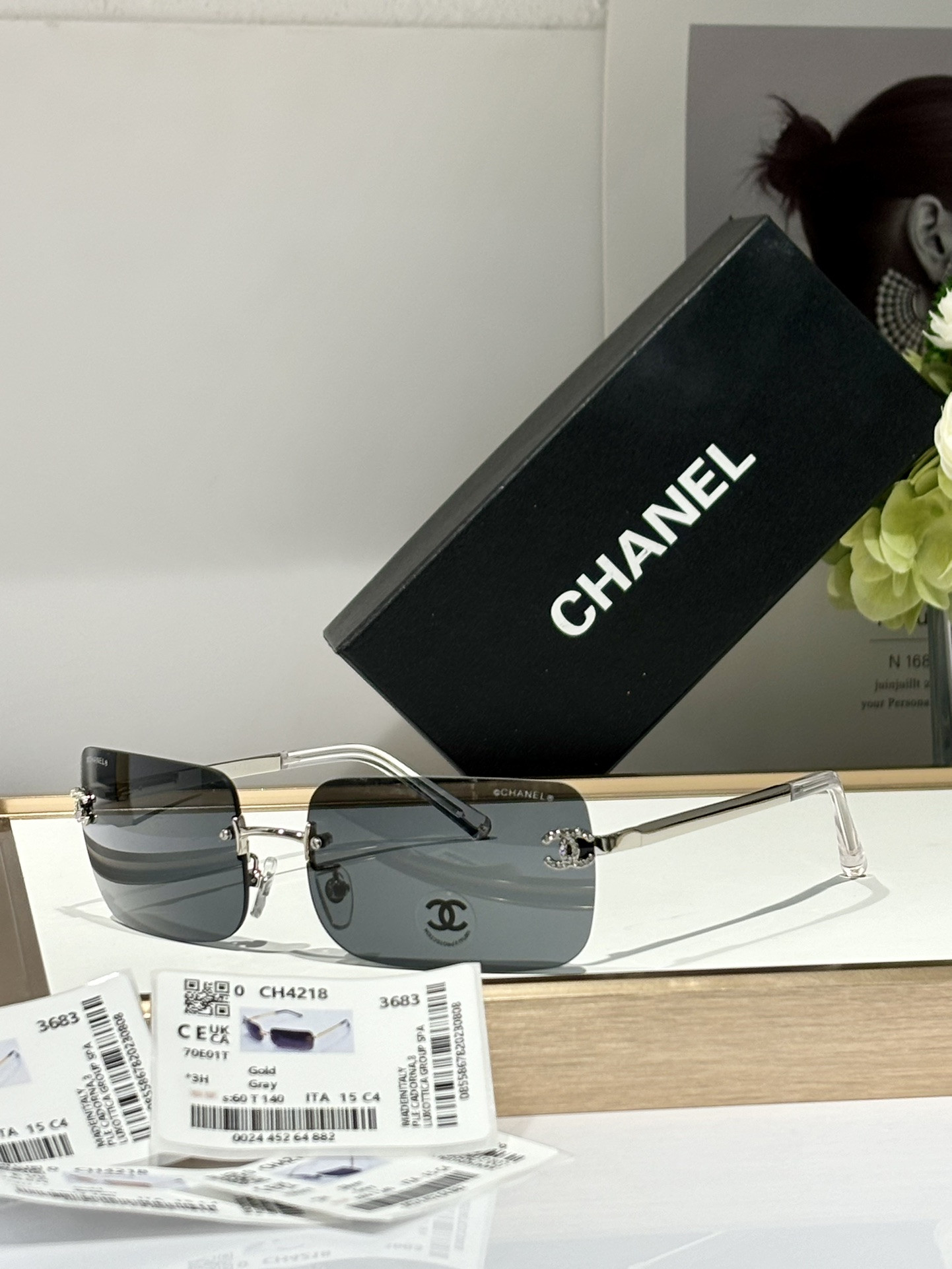 Ch**el Glasses CH4218 60-19-14