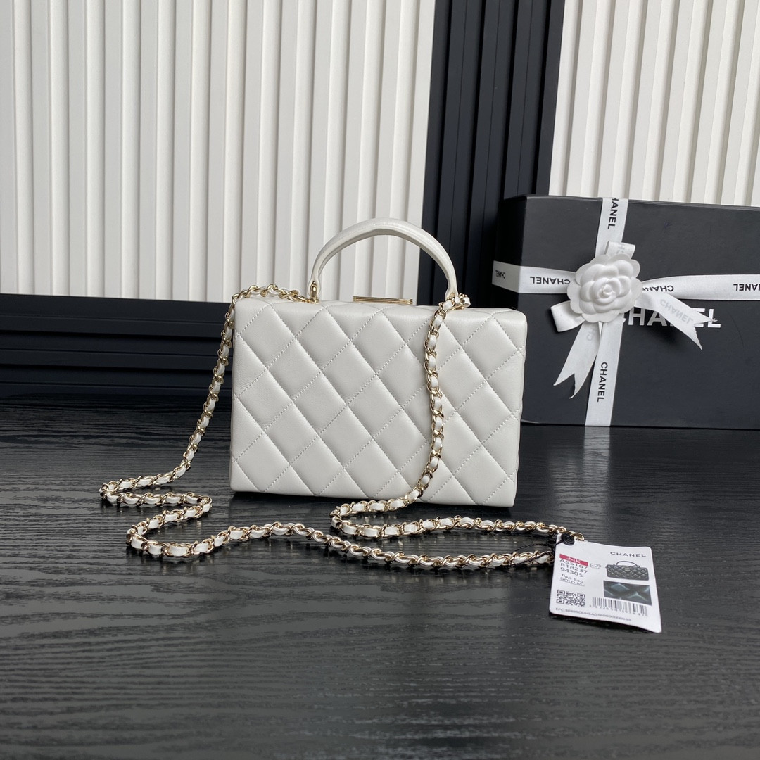 Ch**el Small Box Bag 12.5x18x6.5cm