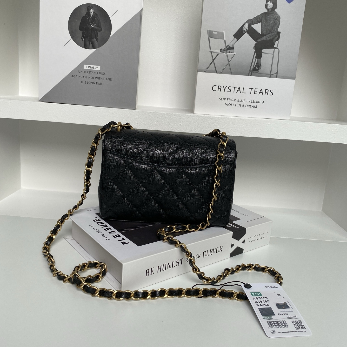 Ch**el Flap Handbag AS5239 18×13×5.5cm