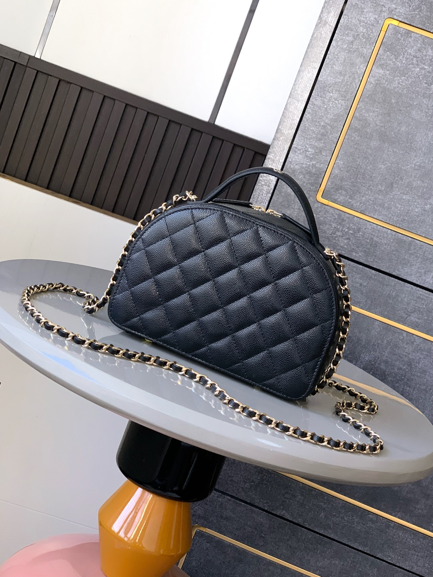 Ch**el Bowling Bag 18.5x13x7cm