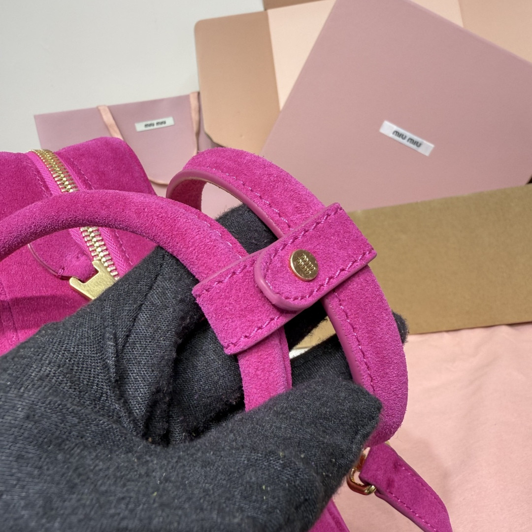 M1v M1v arcadie suede bag 27x12x9cm