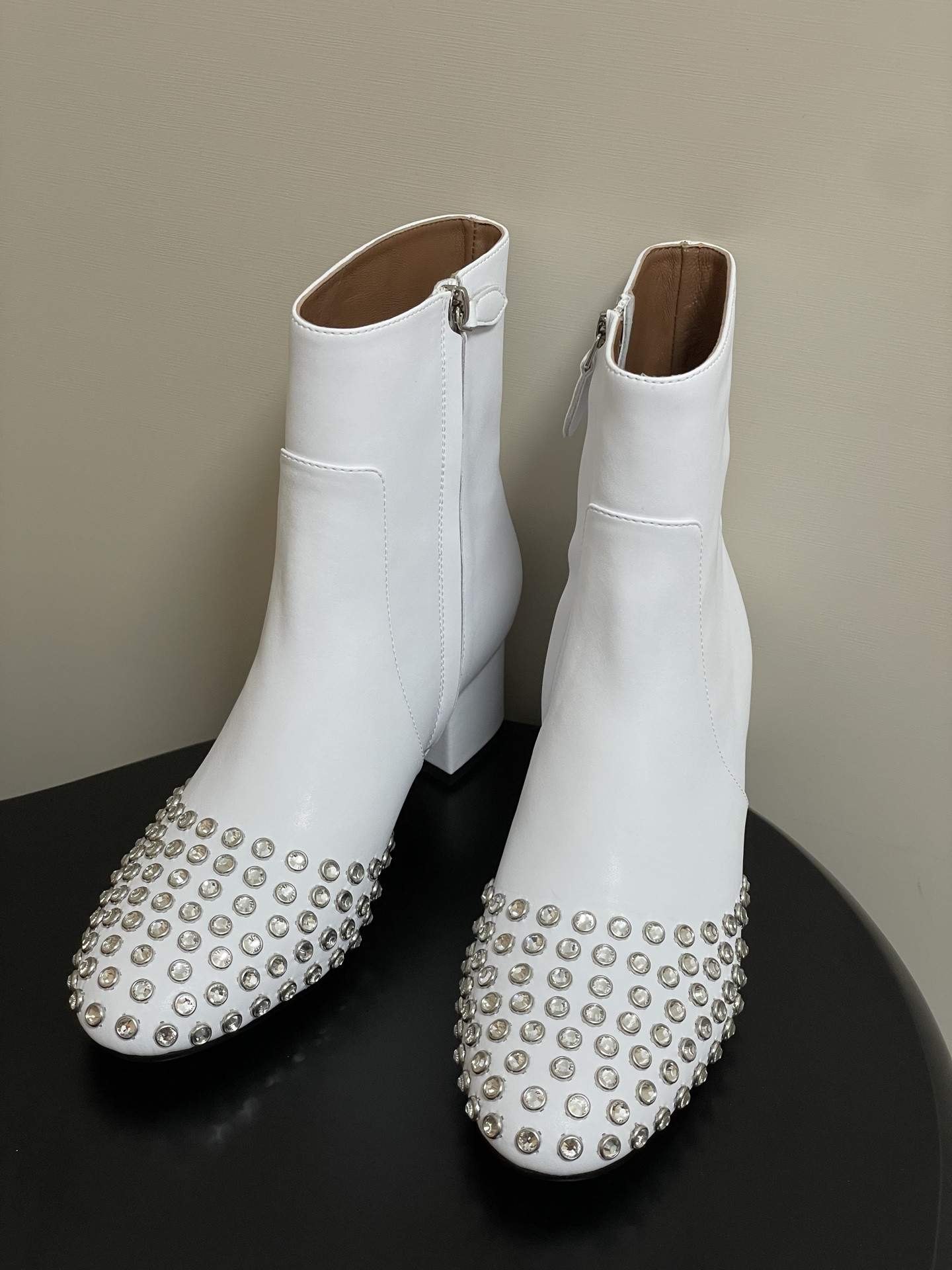 ua a1a1a crystal d1am0nd boots 5.5cm heel(cusT0mized size 7-10 days production time)