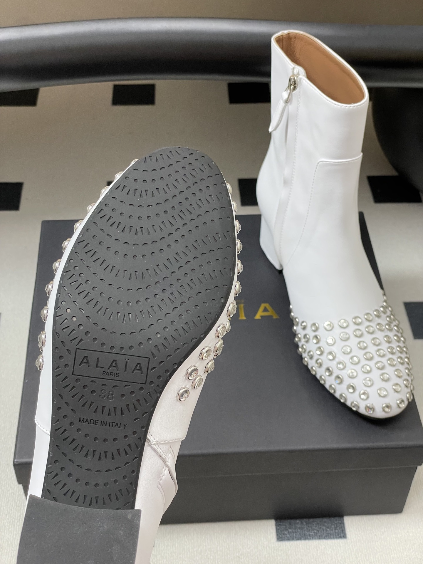 ua a1a1a crystal d1am0nd boots 5.5cm heel(cusT0mized size 7-10 days production time)