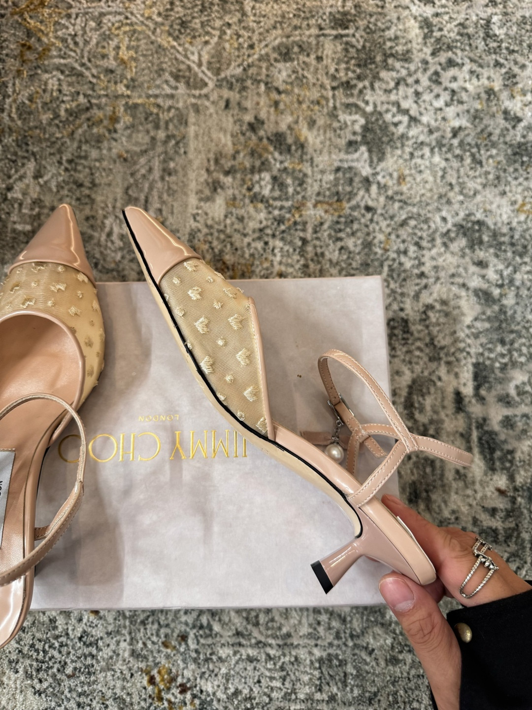 UA J1m*y Ch00 Aren Slingbacks 4.5cm