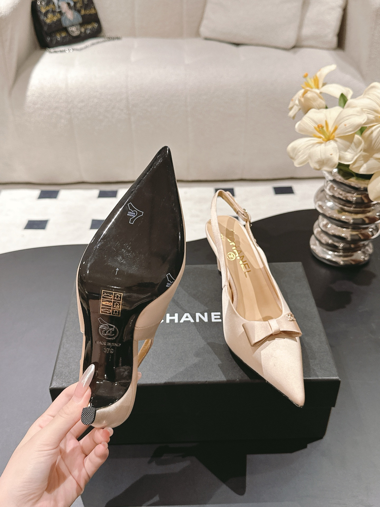 UA Ch**el Slingbacks 7.5cm Heel