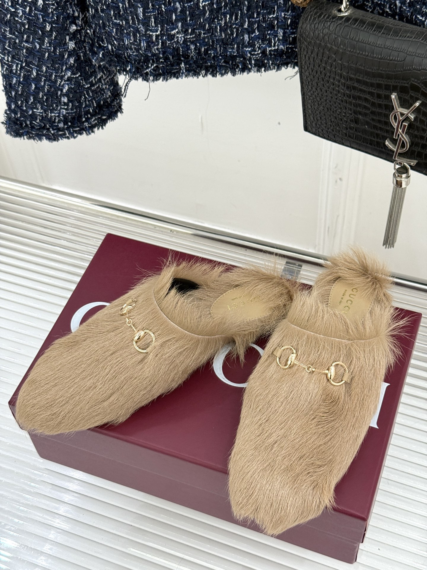 UA Gvc*1 Horsebit Hair Mule