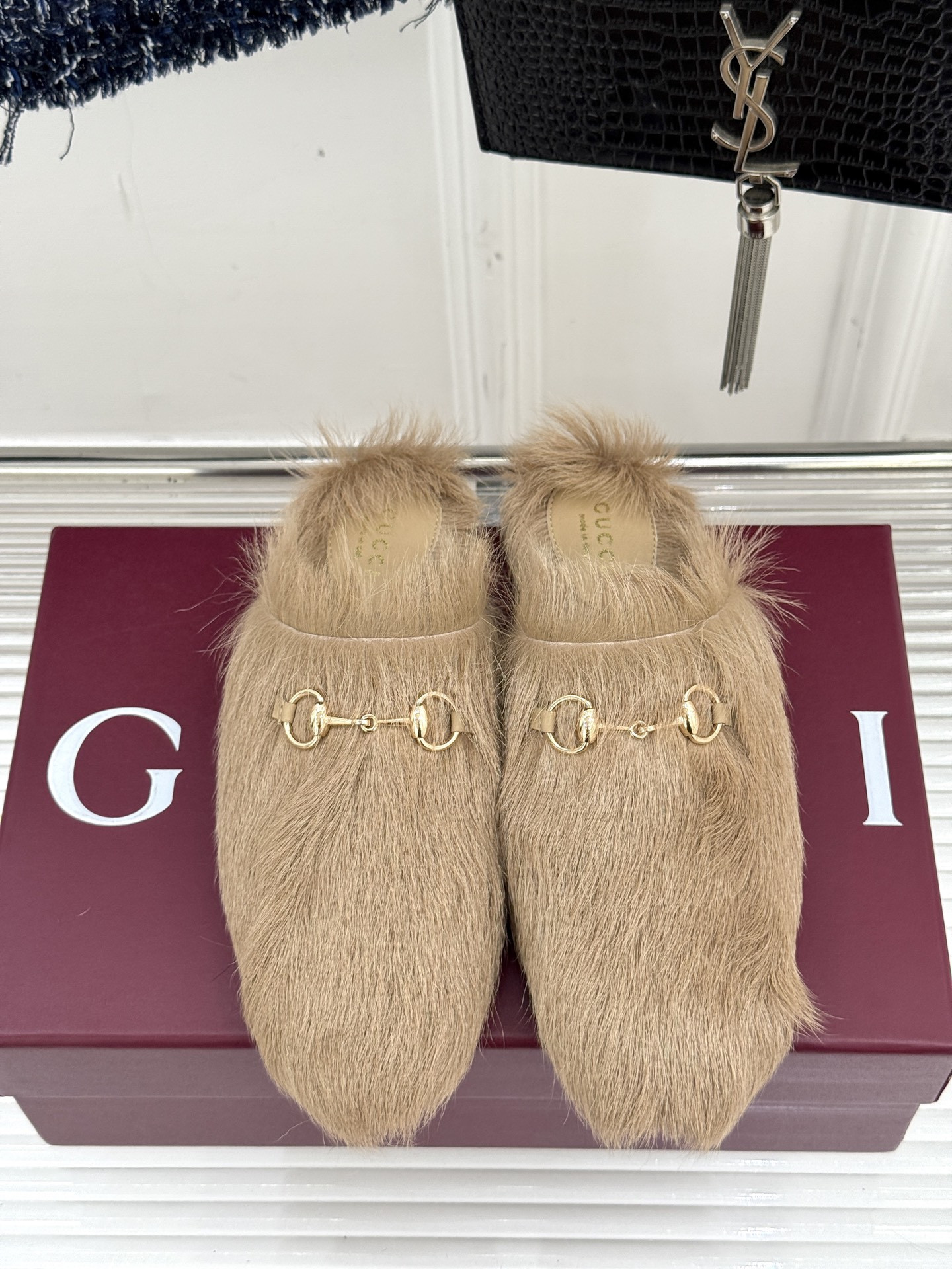 UA Gvc*1 Horsebit Hair Mule