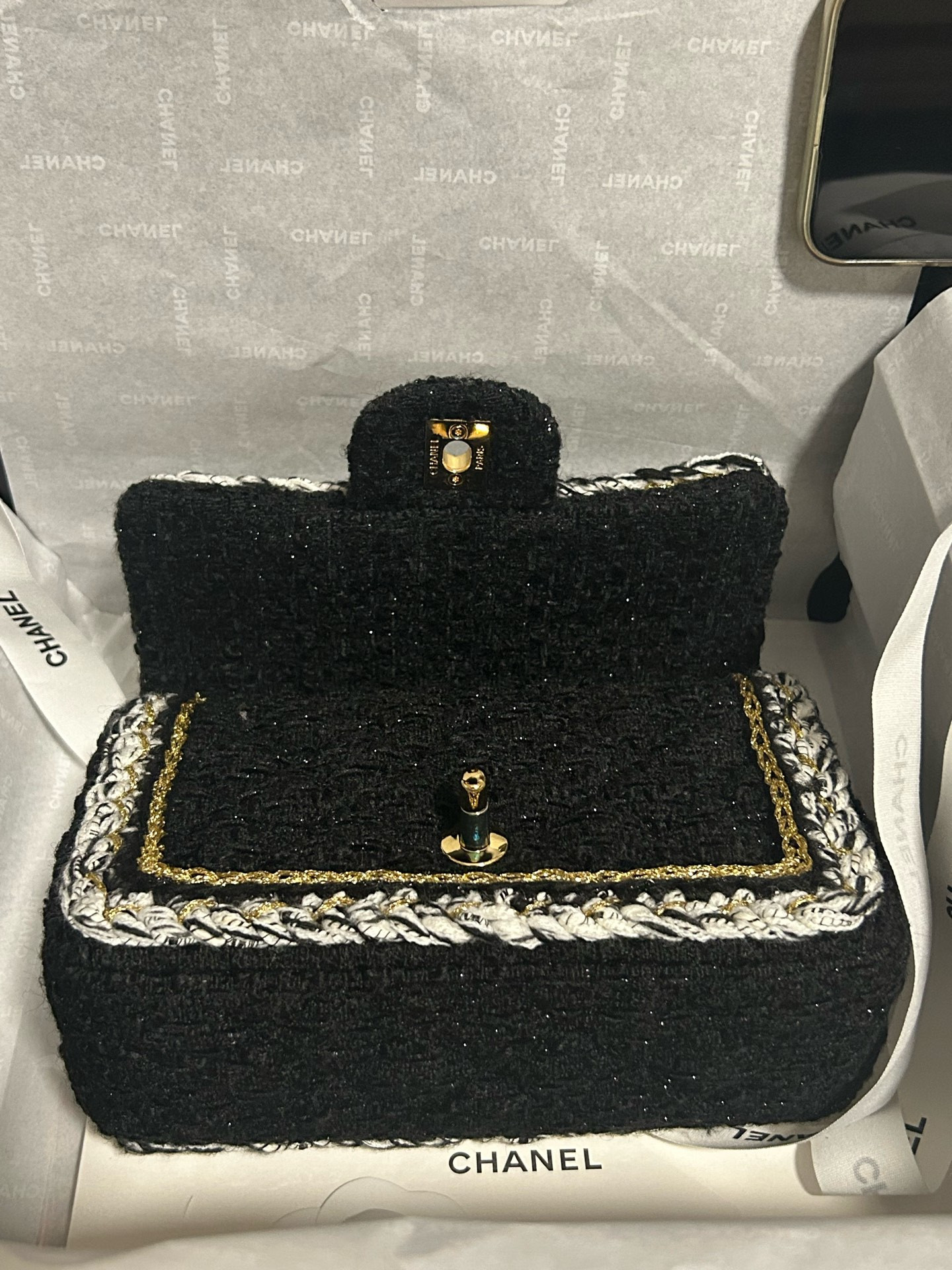 Ch**el Mini Classic Handbag 12x20x6cm