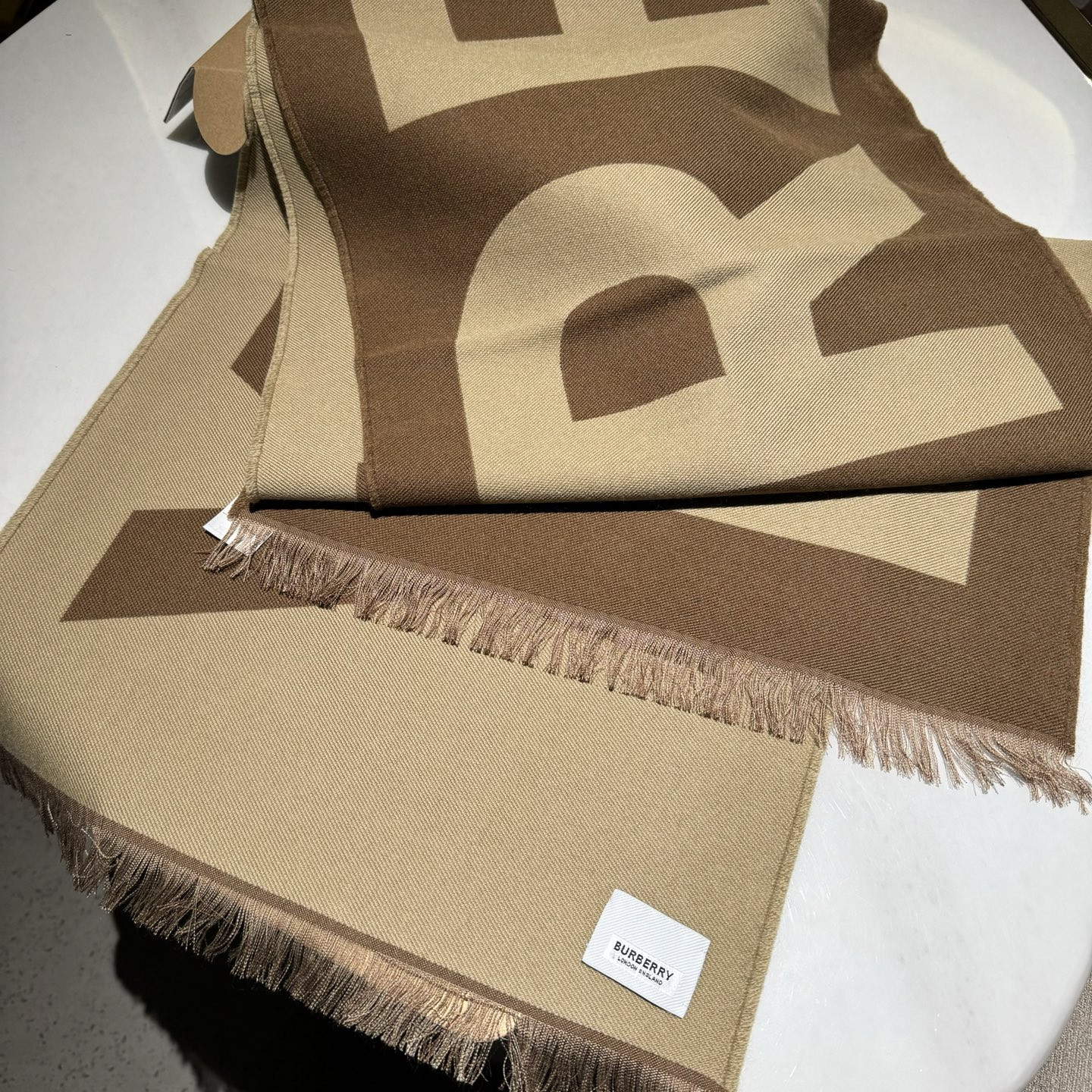 Bv*b*rry scarf 33x188cm 100% wool
