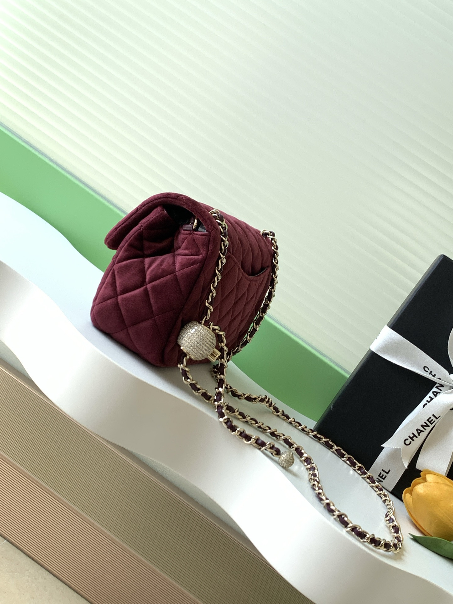 Ch**el MINI FLAP BAG 12×20×6 cm