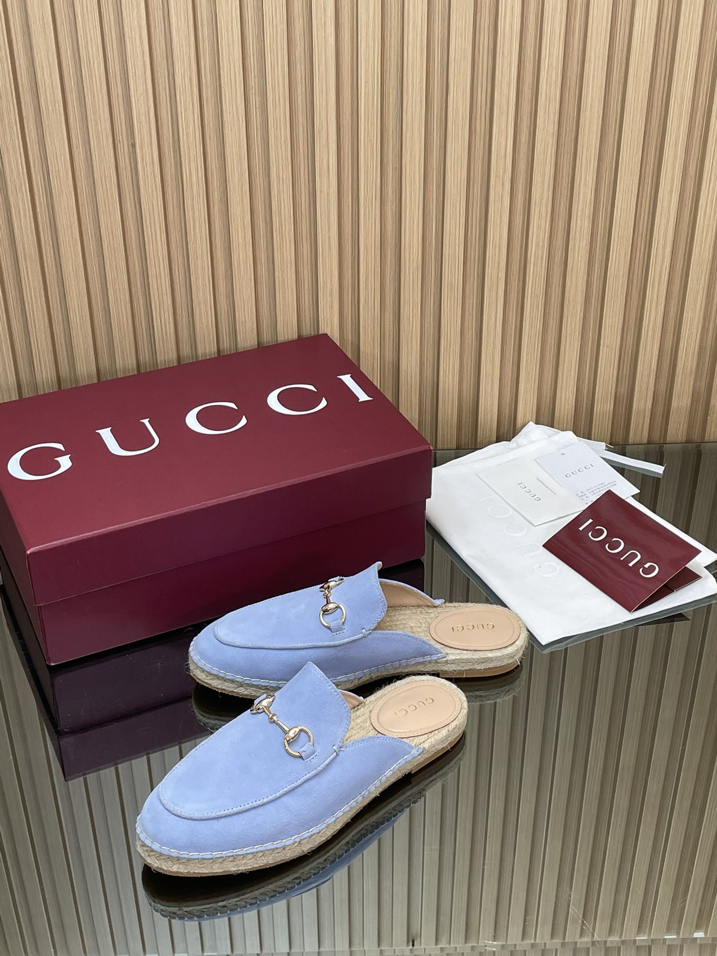 ua Gvc*1 espadrille mule with horsebit